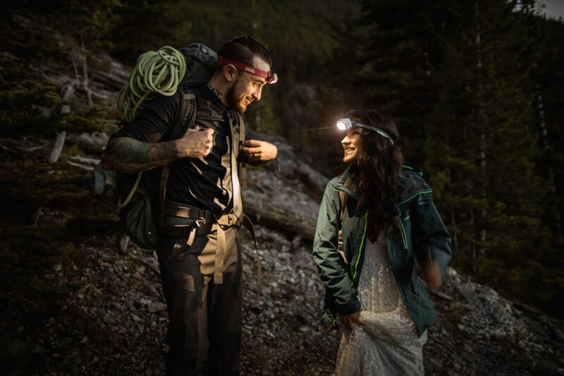 Banff Climbing Elopement Photographers